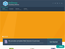 Tablet Screenshot of einfoway.com
